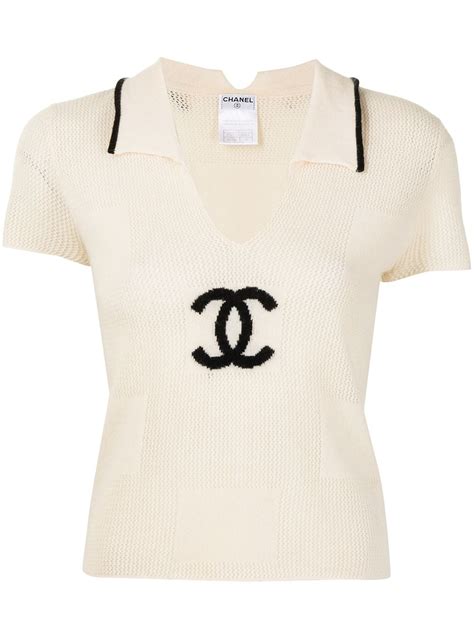 chanel shirt|pre owned chanel tops.